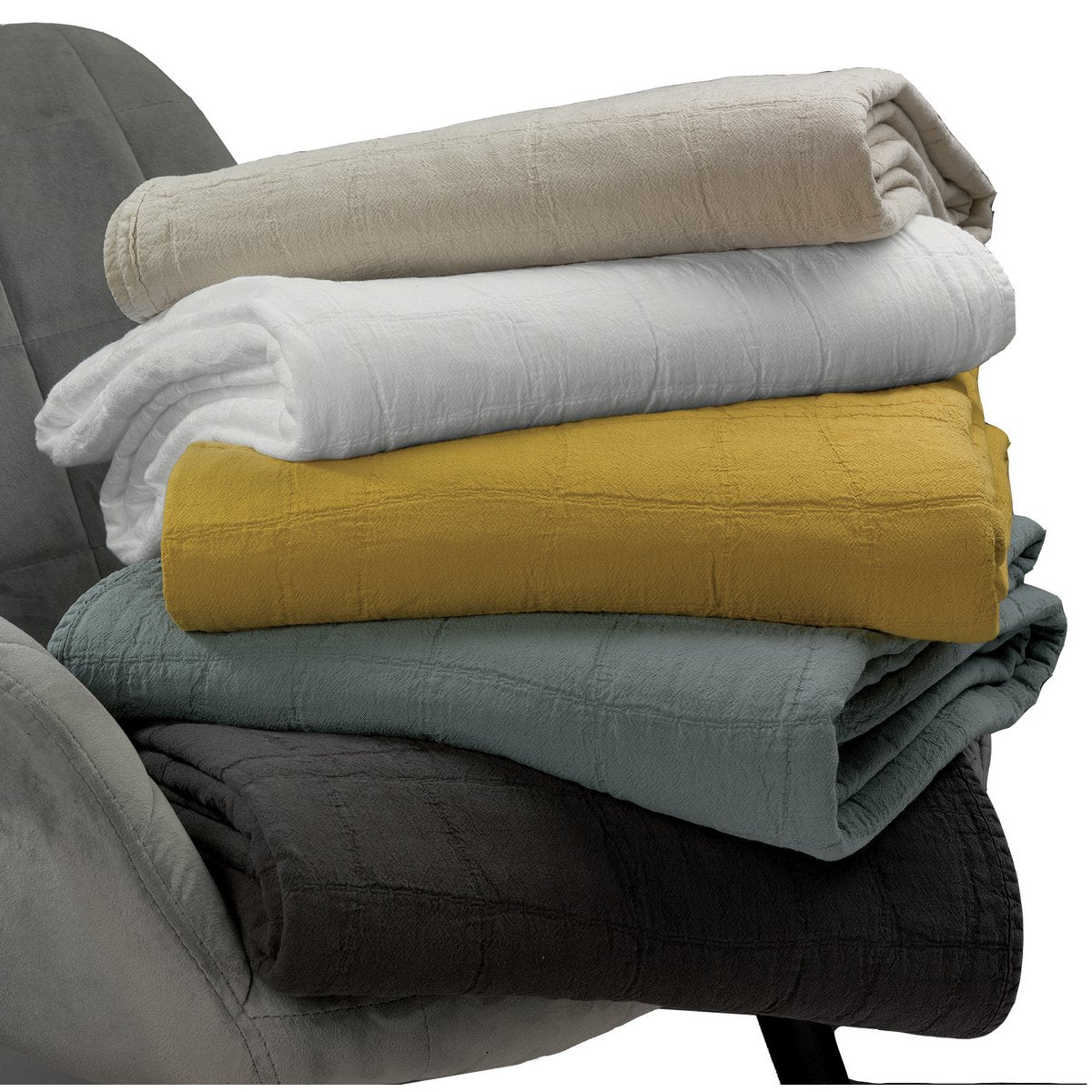 Titou Carbon recycled throw 240 x 260