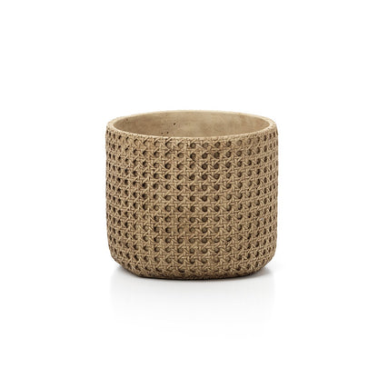 The RattanRock Planter - Natural - L