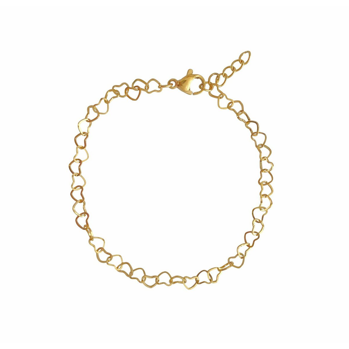 Bracelet Hearts Link - Gold
