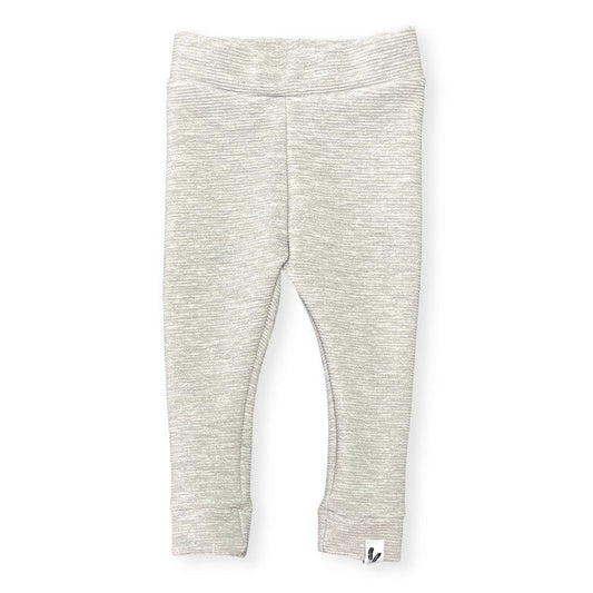 Pants rib light gray melange