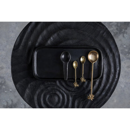 The Palm Tree Salad Spoon - Gold