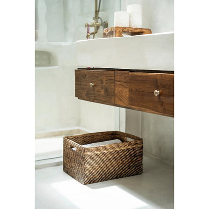 The Colonial Magazine Basket - Natural Brown - XL