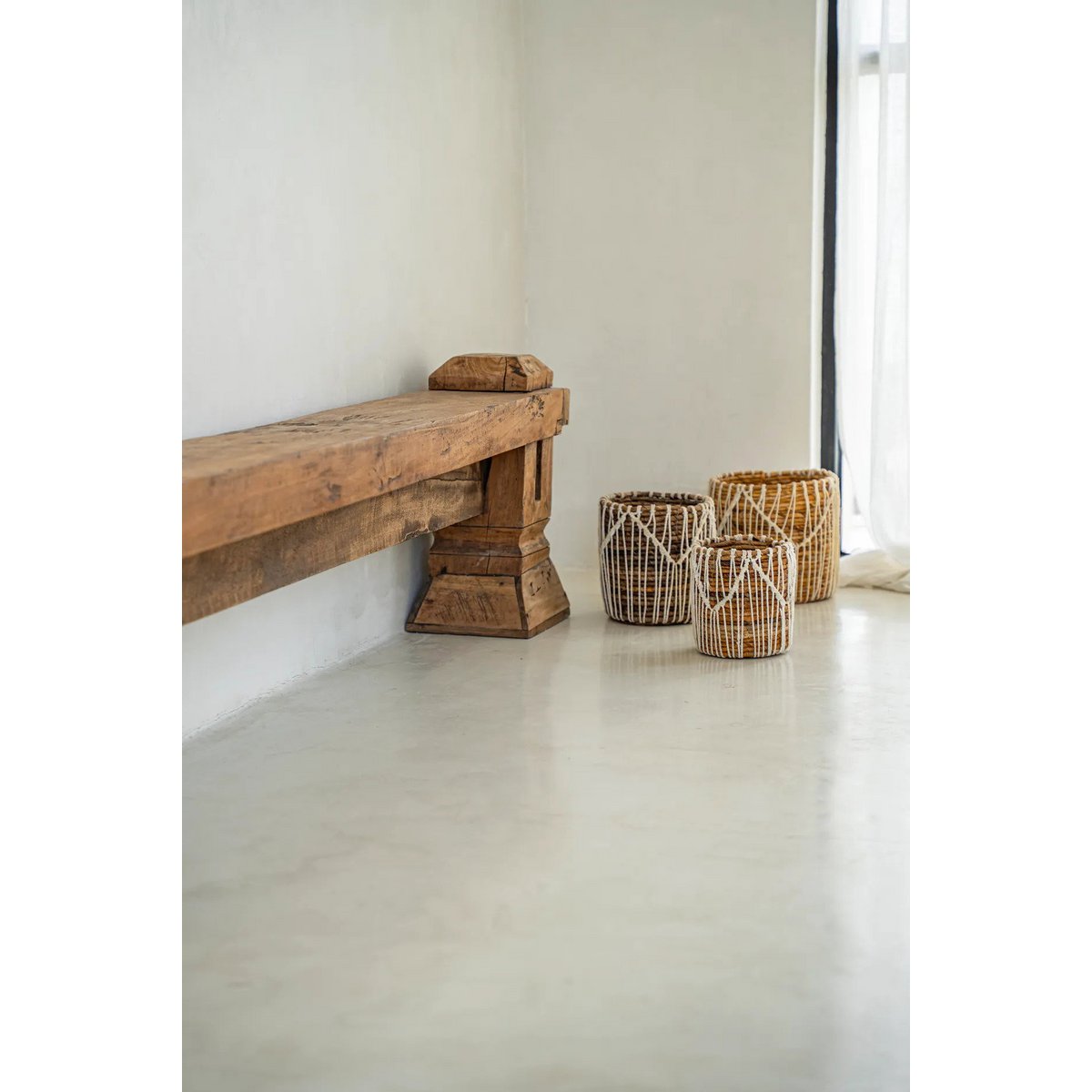 The Macra-mazing Basket - Natural White - L