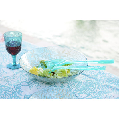 Green resin salad covers