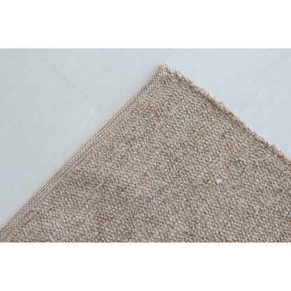 Large hand-woven recycled cotton rug