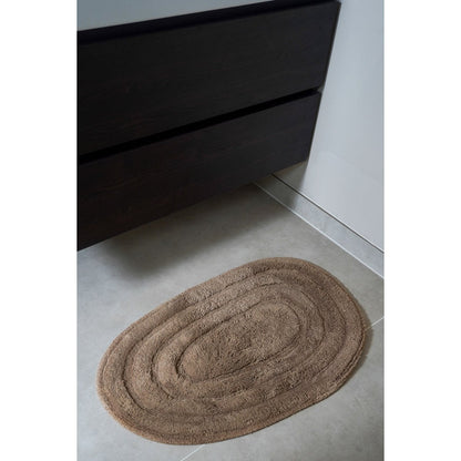 Bath mat Oliver - Taupe 60 x 100 cm