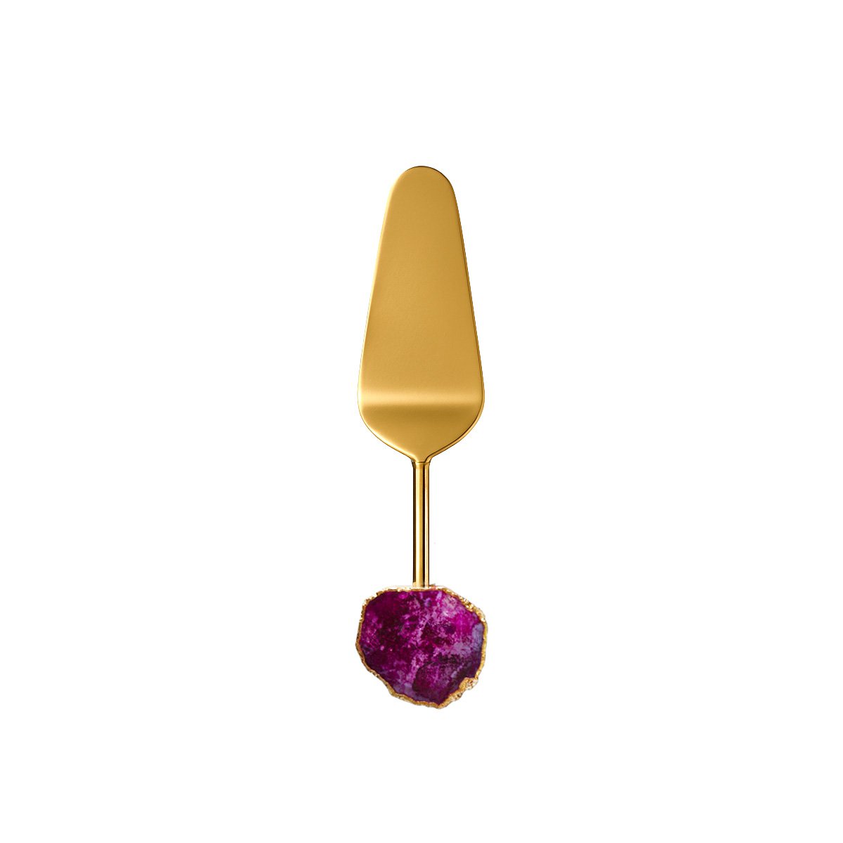 Golden pie shovel Pierre Agate Rose