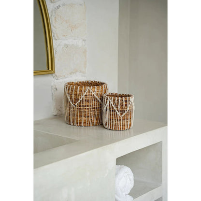 The Macra-mazing Basket - Natural White - S