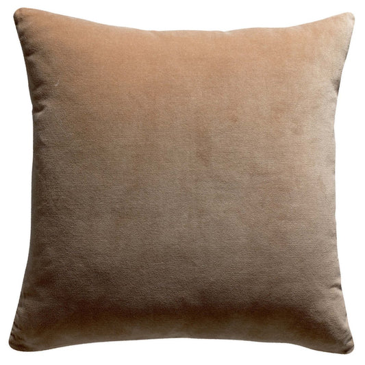 Plain cushion Elise Camel 45 x 45