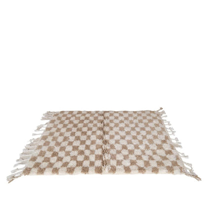 Pure wool Moroccan Berber rug 122 x 163 cm