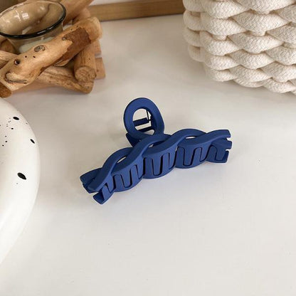 Minimalist Blue Color Tone Claw Hair Clips