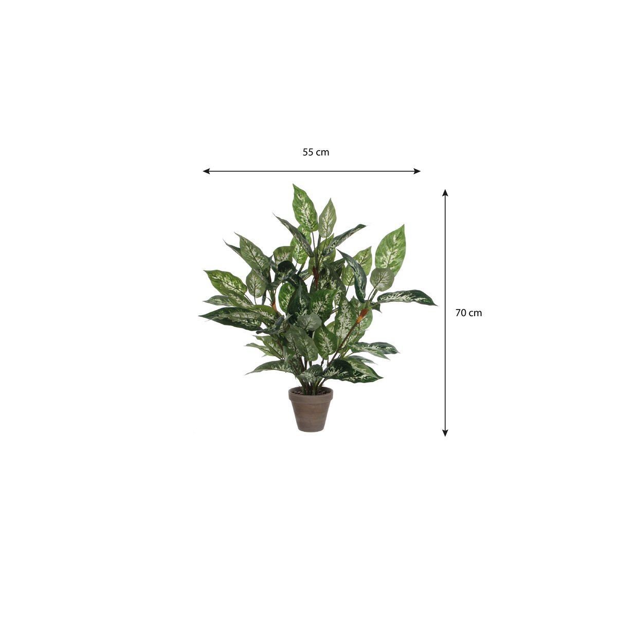 Artificial plant Dieffenbachia Green