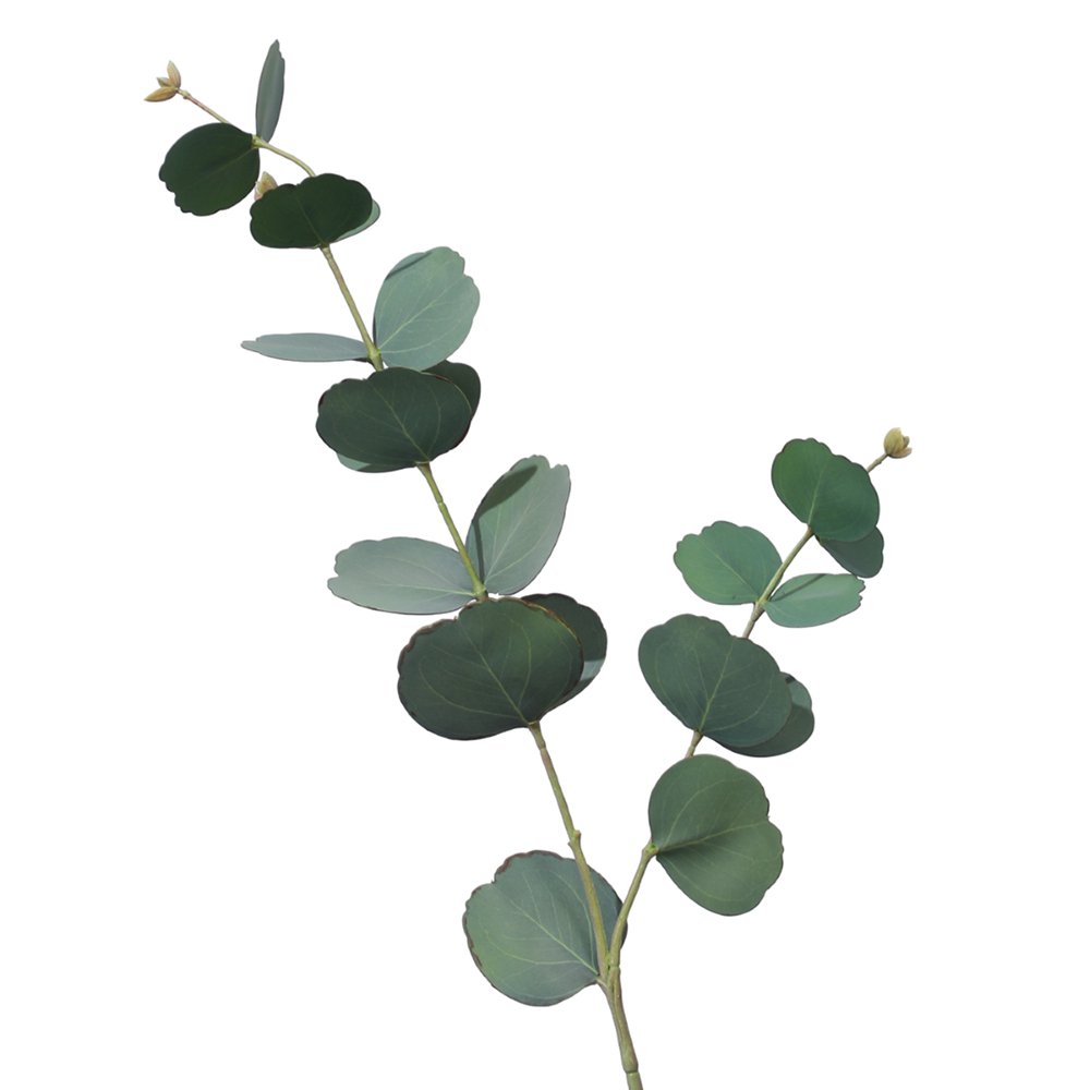 DECORATIVE FLOWER DARK GREEN LEAF H73CM