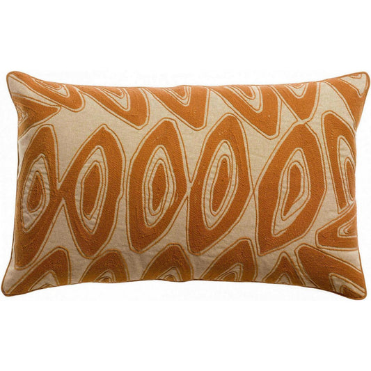 Embroidered cushion Leya Copper 40 x 65