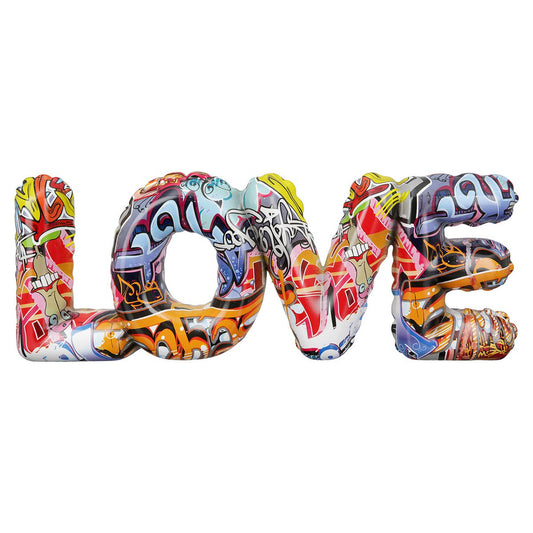 Poly Lettering LOVE Street Art