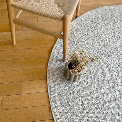 CROCHET round decorative rug