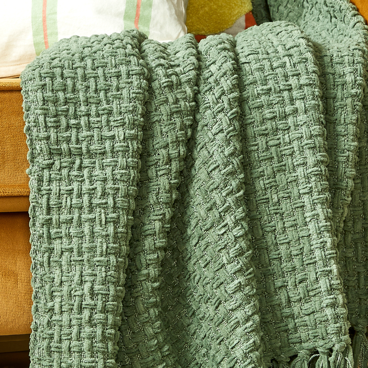 Plaid Cosenza Donkergroen