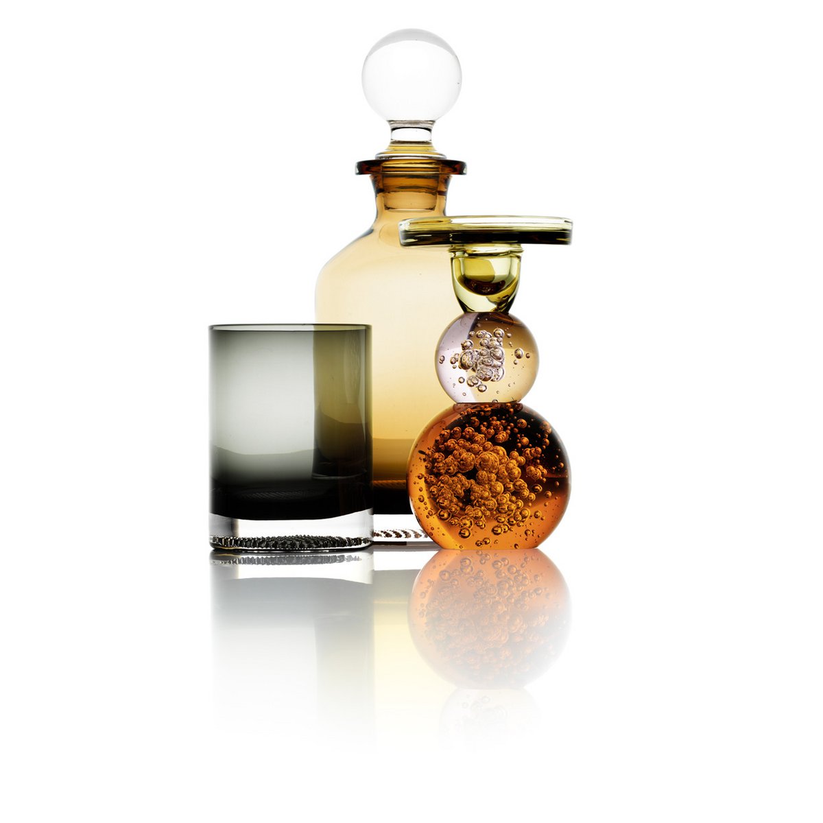 The Dot Decanter Carafe - Amber