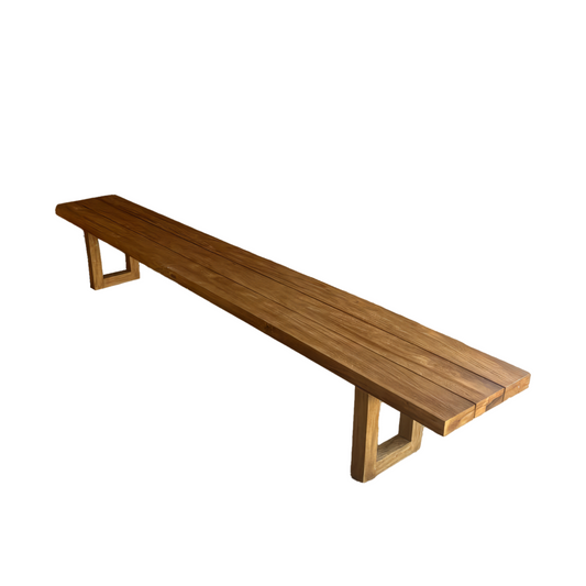 Bench With Square Foot - Natural - 280