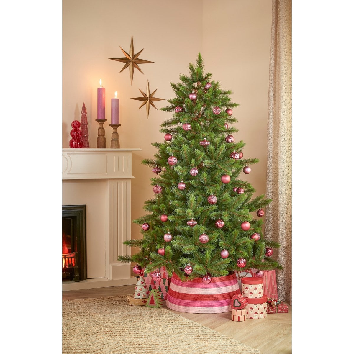 Christmas ball set Fuchsia
