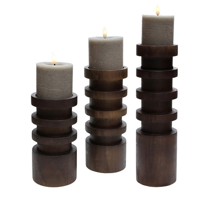 Candle holder - Vail walnut *Expected arrival at the end of September