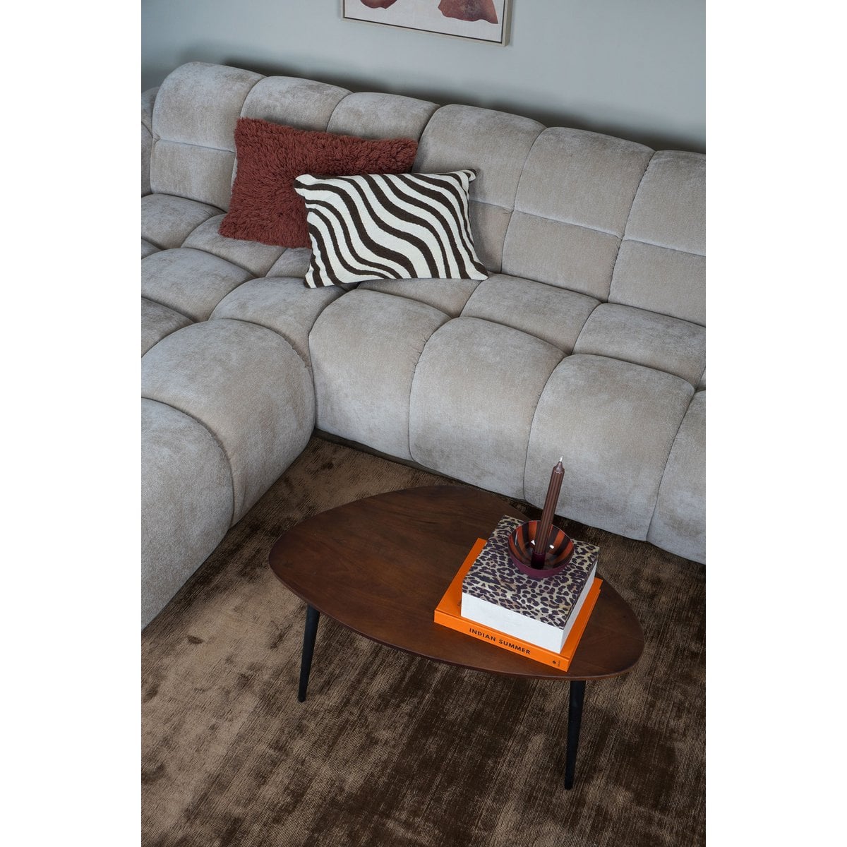 Vloerkleed Cos Brown - 160 x 230 cm