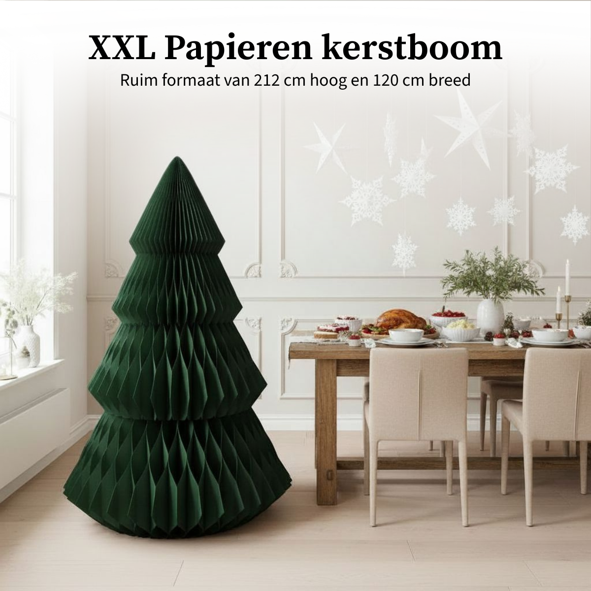 Decorative Christmas tree Dark green