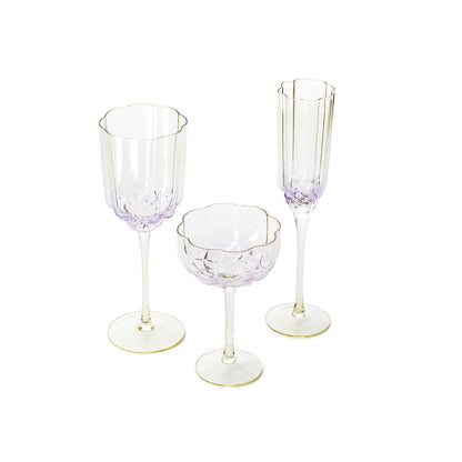 The Pink Blush Cocktail Coupe - Pink