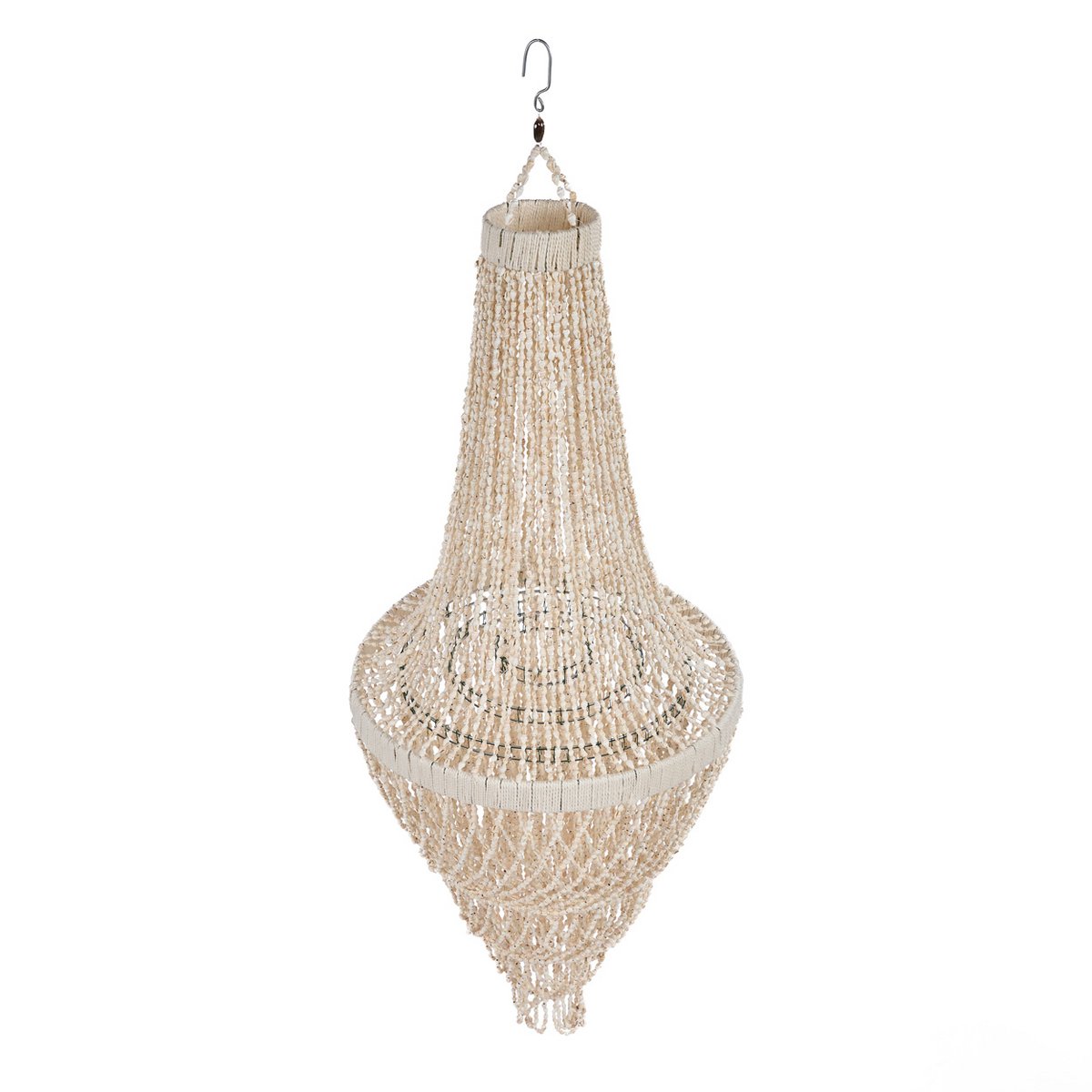The Ocean Tower Shell Chandelier - Natural - L