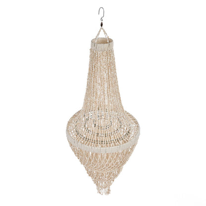 The Ocean Tower Shell Chandelier - Natural - L