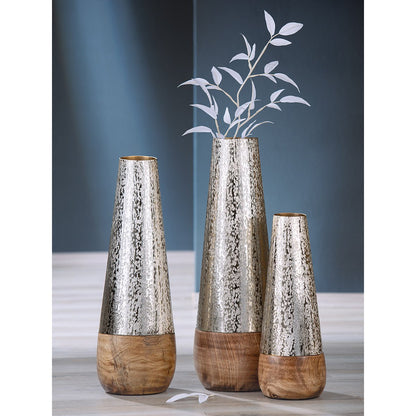 Metal decorative vase "Galana"