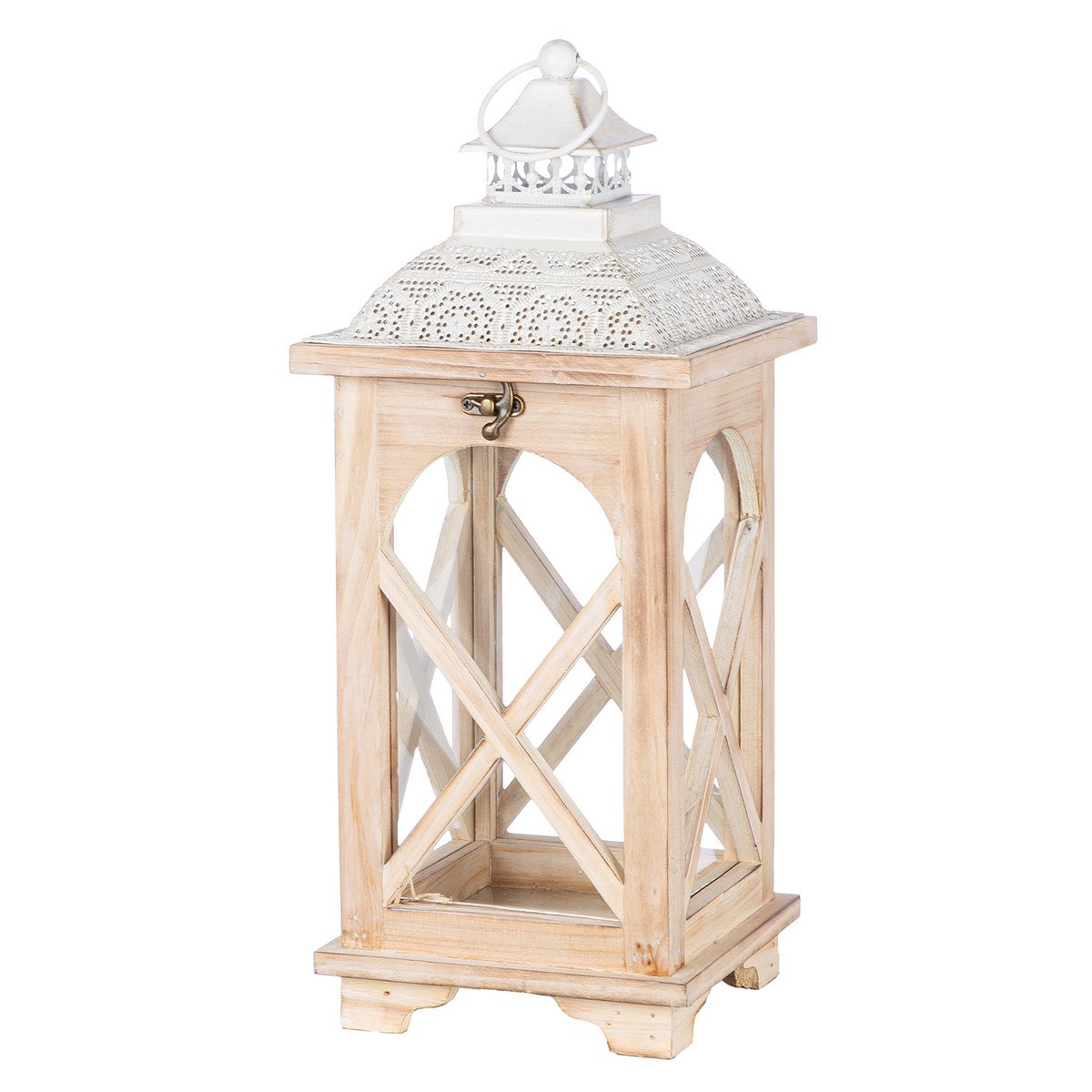 Set of 3 lanterns Fresno, natural color H.75 cm