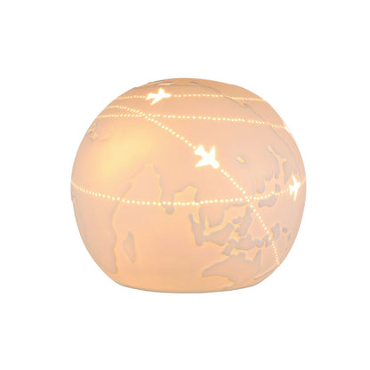 Porcelain lamp ball "Globetrotter"