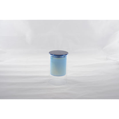 Blue Candle Perfume wooden wood 7x11.3cm