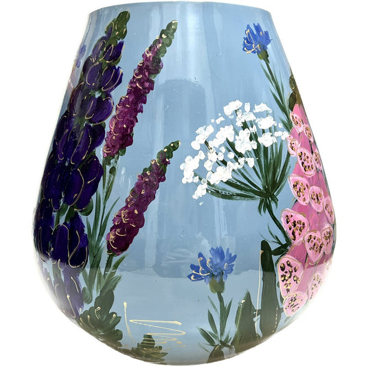 Tasman M field bouquet blue Ø26 x H28 cm