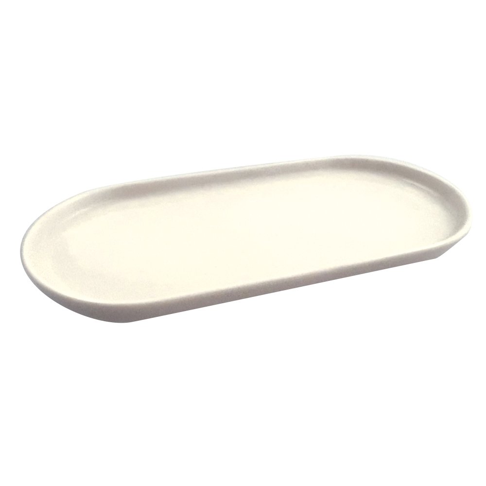 PLAT OVALE BLANC 22CM