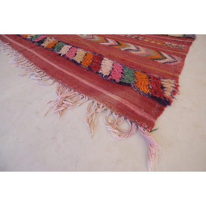 Pure wool Moroccan Kilim Berber rug 173 x 399 cm SOLD