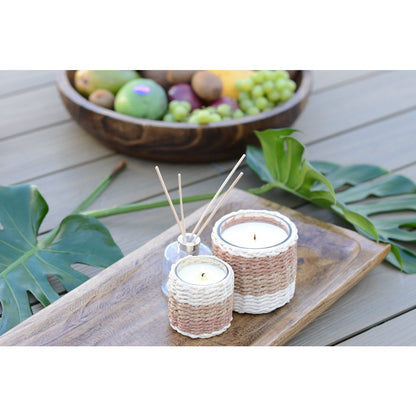 Glass diffuser brown braid and yellow musk perfume 100ml