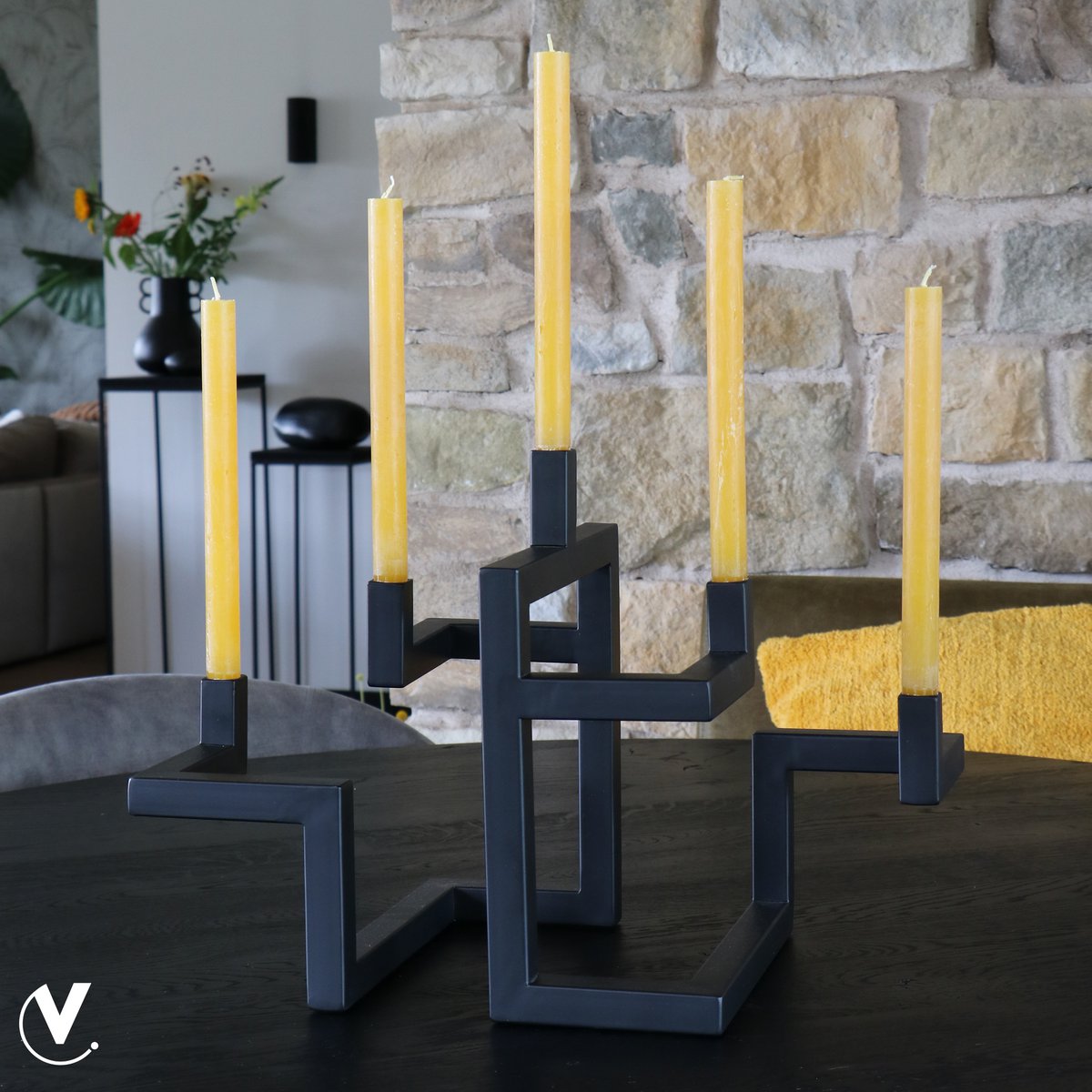 Candlestick - Huasco black