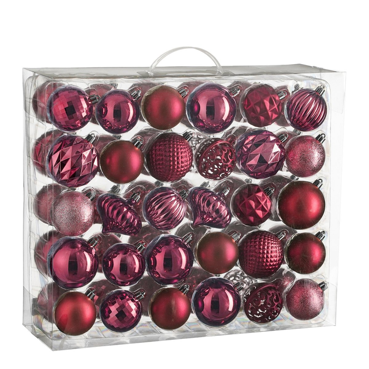 Christmas ball set Fuchsia