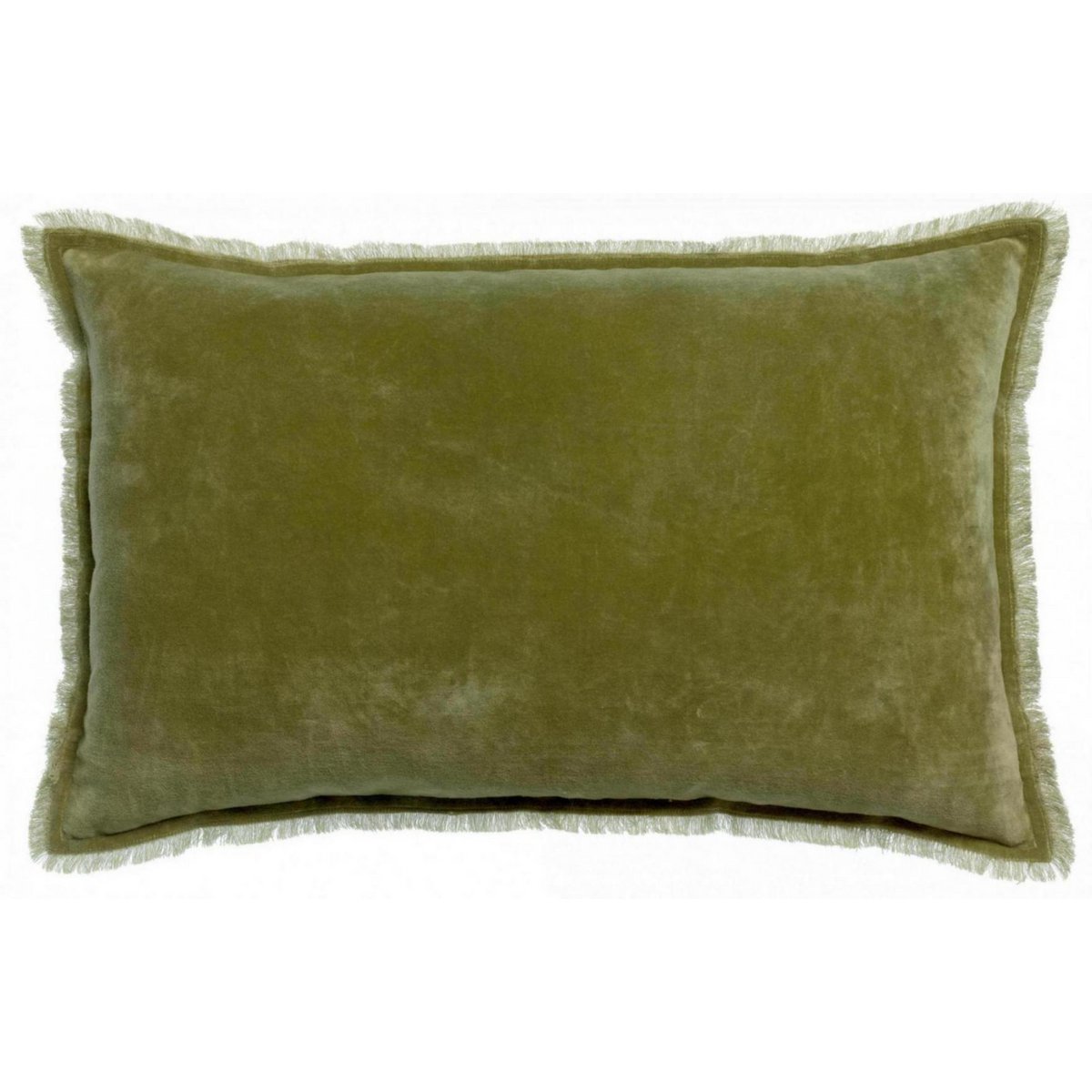 Plain cushion Fara Olive 40 x 65