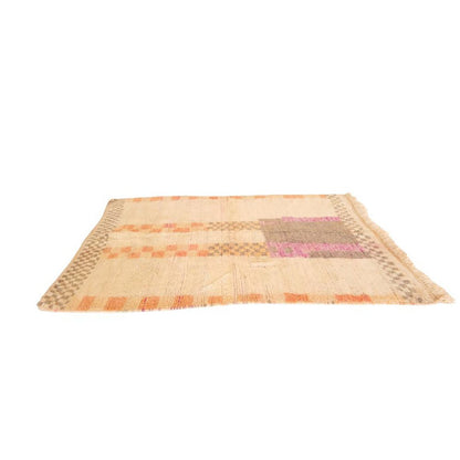 Pure wool Moroccan Berber rug 147 x 223 cm