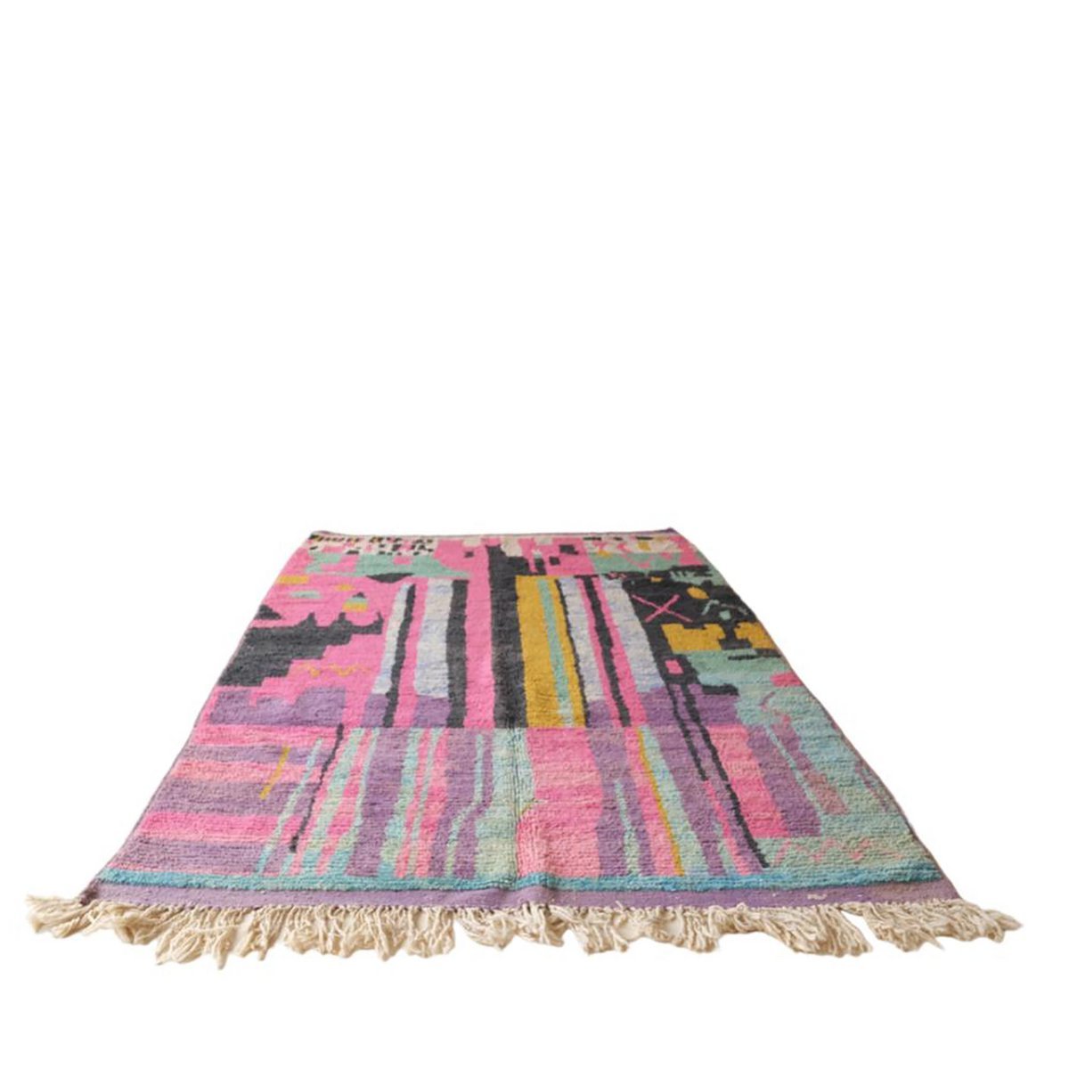 Pure wool Moroccan Berber rug 187 x 268 cm