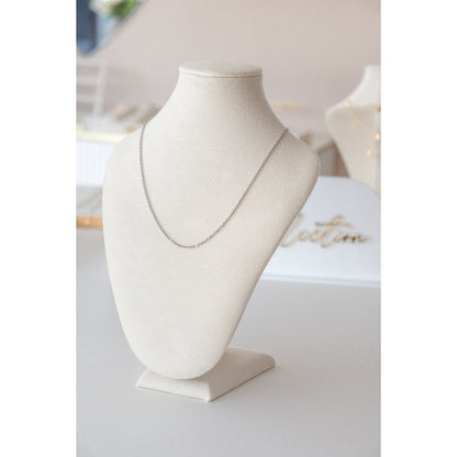 Basis Ketting - kies je lengte - Zilver