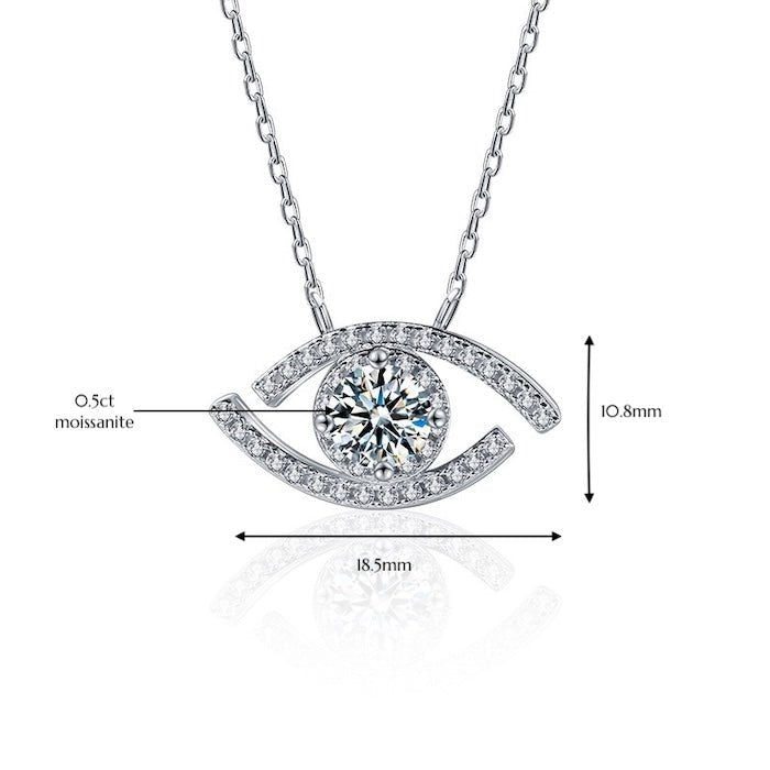 Lucky Eye Moissanite Necklace