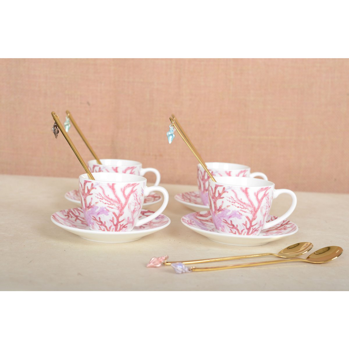 Corail cups and sub -tasn - Lot of 4