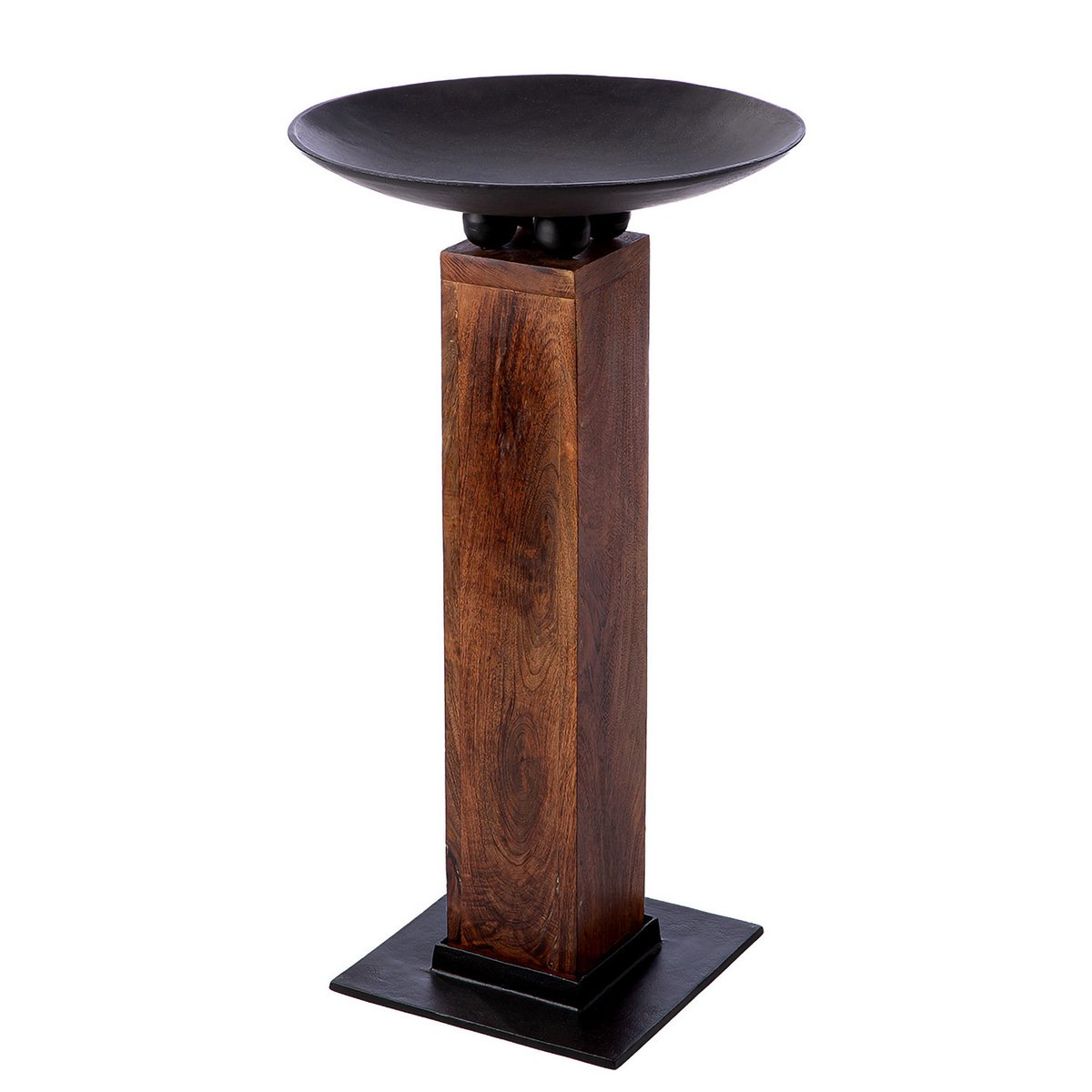 Bowl stand Timber H.75 cm