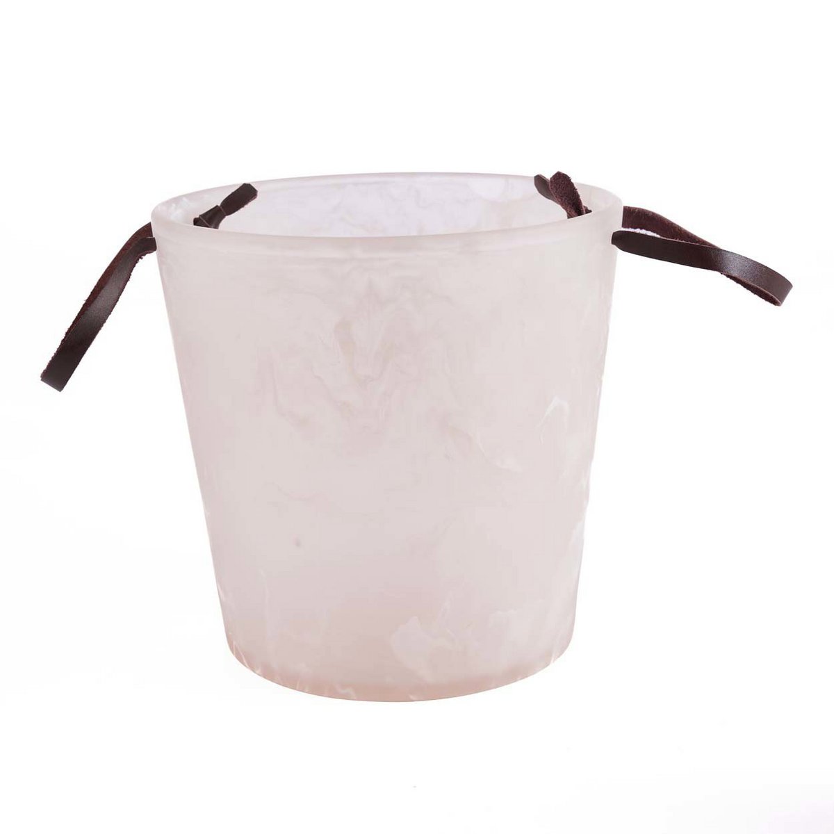 The Resin Ice Bucket - Pink White