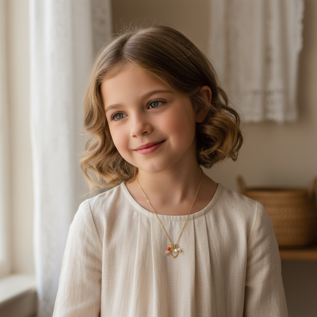 Children's Wish Necklace - Gold