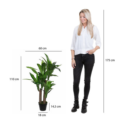 Artificial plant Dracaena Green